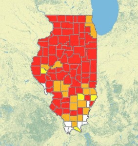 Click map for radon info in your county and zip code